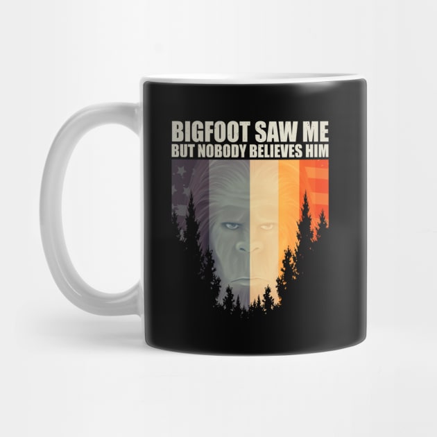 Bigfoot saw me but nobody believes him by Tesszero